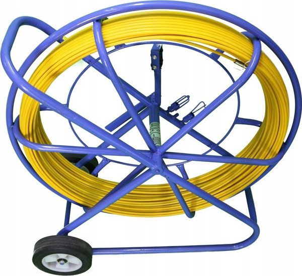 ExtraLink ράβδος έλξης καλωδίων 10MM 250M από υαλονήματα, κίτρινη