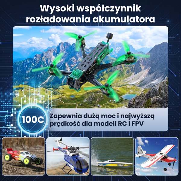 Μπαταρία Extralink LiPo 3S 850mAh XT30 100C για FPV RC Drones και RC Οχήματα