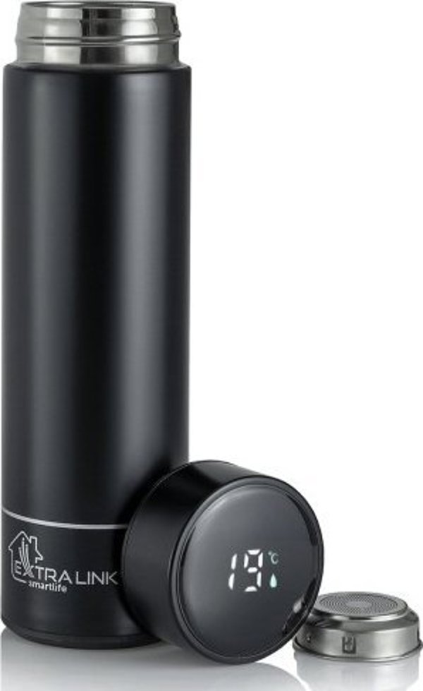 ExtraLink EXTRALINK KUBEK TERMICZNY LED CZARNY