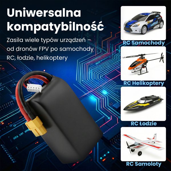 Extralink LiPo 6S 1300mAh XT60 150C