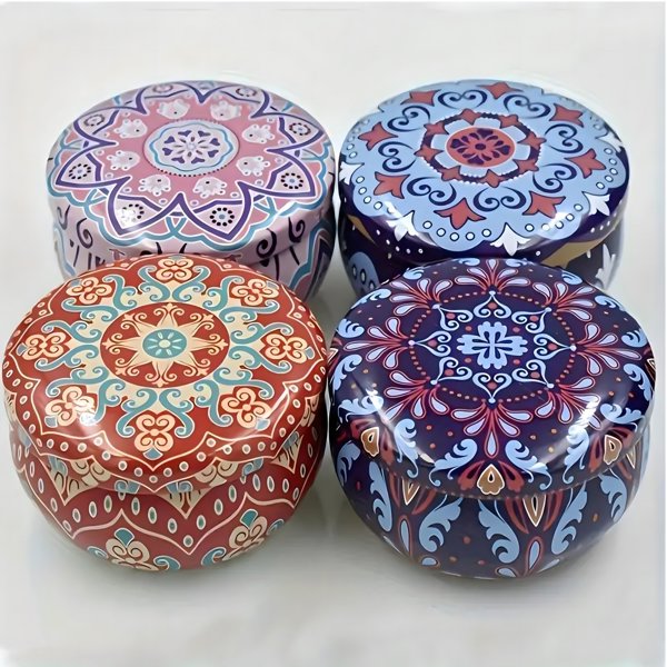 Extralink HOME ZESTAW 4 SZT?WIEC SOJOWYCH ZAPACHOWE?WIECE DEKARACYJNE NA PREZENT+ BOX W-1505