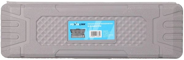 ExtraLink Powerlink Σετ Καρυδάκια και Κλειδιά, 10 Τεμάχια σε Θήκη Μεταφοράς