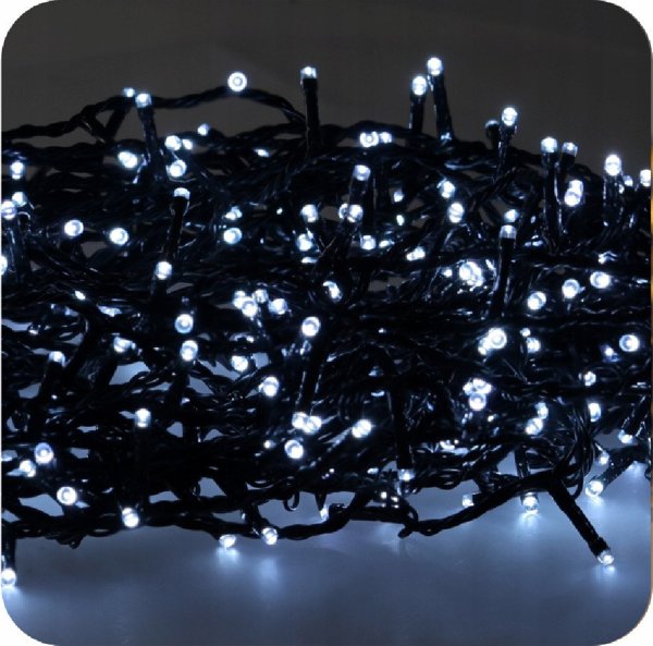Extralink | Λαμπάκια LED | 1000L ψυχρό λευκό, μήκ. 3 + 50 μ εσωτ/εξωτ