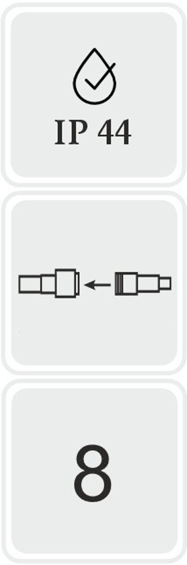 Extralink | Λαμπάκια LED | 1000L ψυχρό λευκό, μήκ. 3 + 50 μ εσωτ/εξωτ