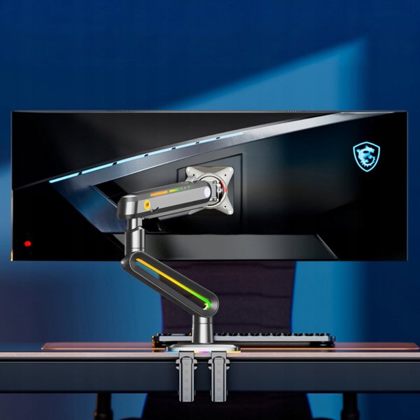 North Bayou F6-G Επιτραπέζιος Βραχίονας Οθόνης Gaming με RGB Φωτισμό για Οθόνες 32-60 Ιντσών