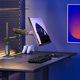 F7-G RGB φωτισμός gaming με δυνατό επιτραπέζιο στήριγμα για οθόνες 32-60 ιντσών