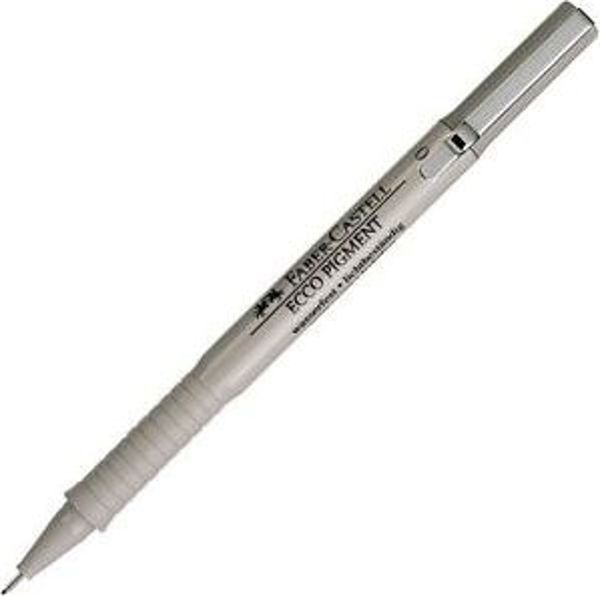 Faber-Castell Cienkopis Ecco Pigment 0,7mm czarny (10szt)