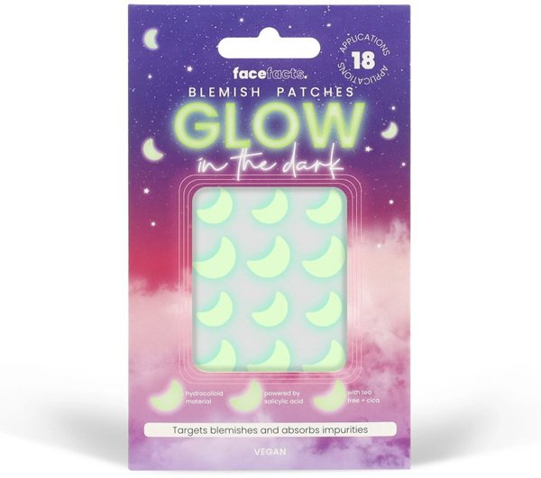 FACE FACTS Blemish Patches Plastry na wypryski - Glow in the Dark Mo - 1 op. - 24 szt.