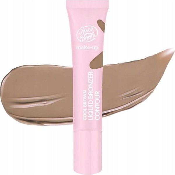 FACE BOOM_Liquid Bronzer-Contour bronzer σε υγρή μορφή Cool Brown 15ml