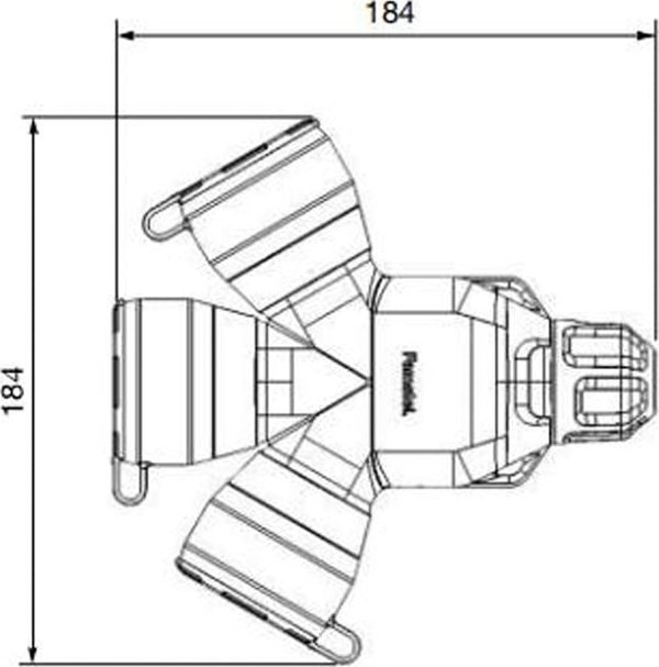 Famatel Φορητή Πρίζα Τριπλή XF188S-EPN 16A 250V, Λευκό