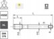 Fanar Κοπτικό Σπειρωμάτων Μηχανής M16 DIN-376C HSSE INOX, Τυφλή Οπή, Δεξιά Φορά, TiAlN+WC/C