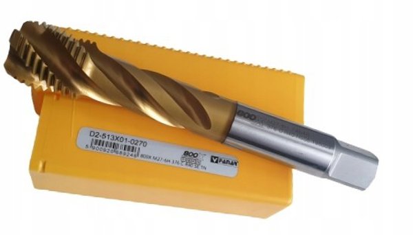 Fanar GWINTOWNIK M27 DIN-376C R40 (6H) HSSE TIN 800X