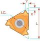 Fanar Plytka do toczenia gwintow 16 IR 3.5 ISO BMA (16IR3.5ISOBMA)