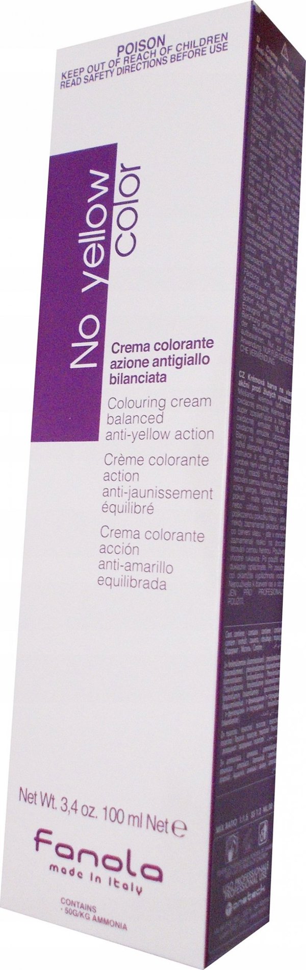 Fanola Fanola, No Yellow Color, Μόνιμη Βαφή Μαλλιών, 9 Ice, 100 ml Για Γυναίκες