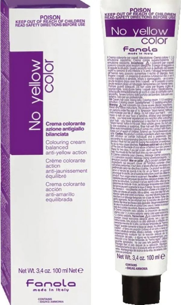 Fanola Fanola, No Yellow Color, Μόνιμη Βαφή Μαλλιών, 9 Ice, 100 ml Για Γυναίκες