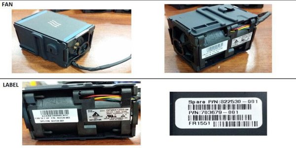 HP Ανεμιστήρας Ψύξης DL160 Gen8 (FAN DL160 GEN8 CAN)
