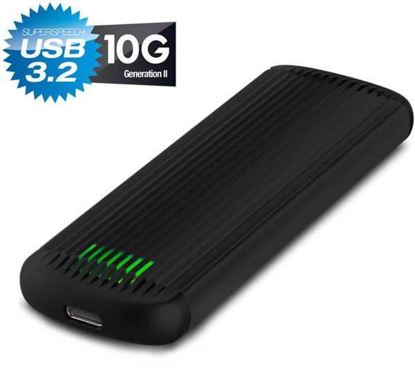 FANTEC NVMe31-FastLock NVMe SSD-Housing USB 3.2 Gen. 2