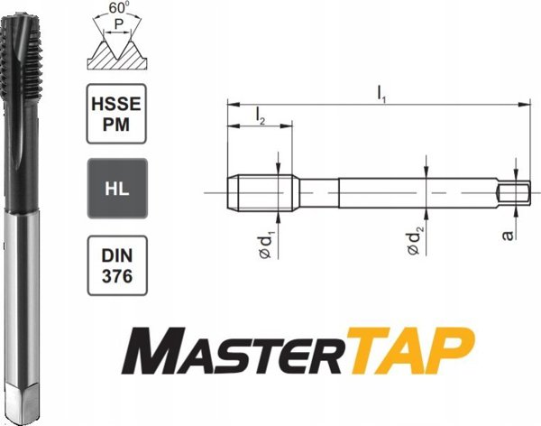 Κολαούζο Fanar M16x1,5 DIN-374B (6H) HSSE-PM HL MASTERTAP
