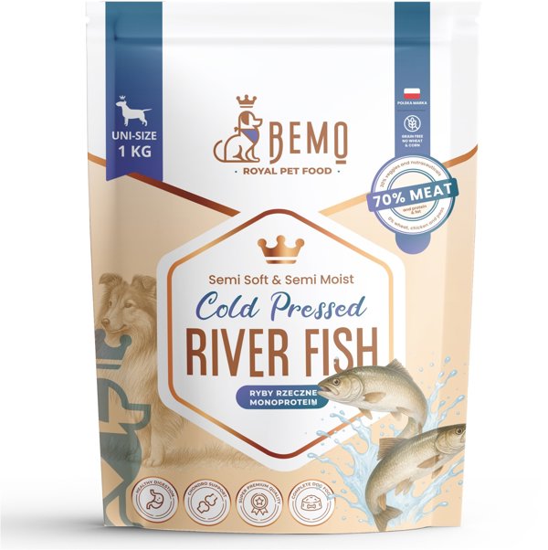 Farmina Bemo Cold Pressed River Fish - karma tłoczona na zimno dla psów z rybami rzecznymi 1kg