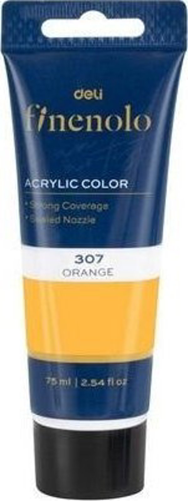 Farba akrylowa Finenolo 75ml pomaranczowa DELI