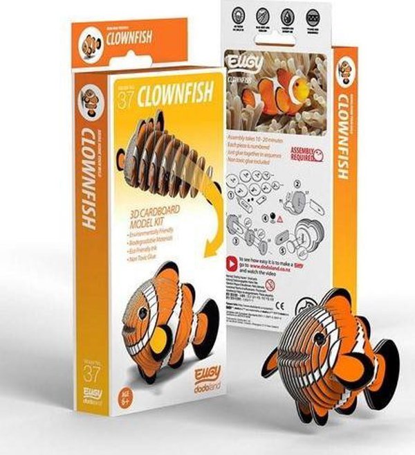 Fat Brain Toys Eugy - 3D παζλ - ψάρι - κλόουν