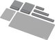 Fellowes Breyta grey Keyboard Wrist Support 47 cm