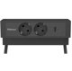 Fellowes 100137182 διακλαδωτής 2 m 2 x πρίζα εσωτερική μαύρη