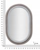 Καθρέφτης Τοίχου Ferretti με Βελούδινο Πλαίσιο ANTONY 60 x 90 cm