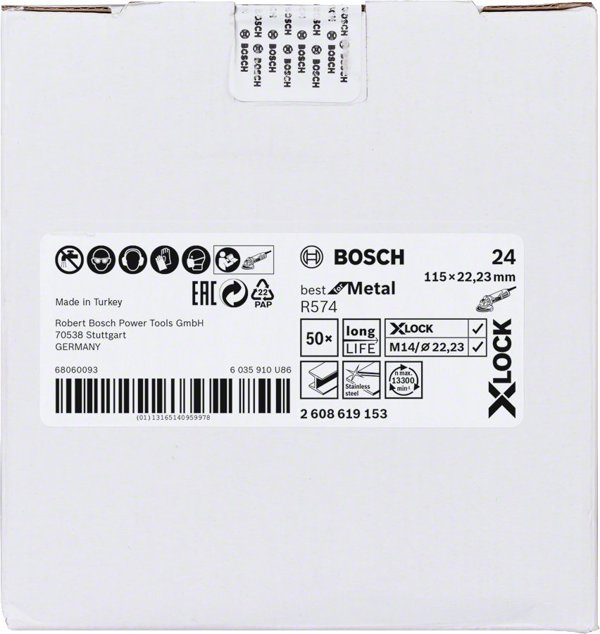 FIBRA X-LOCK R574 115mm P24