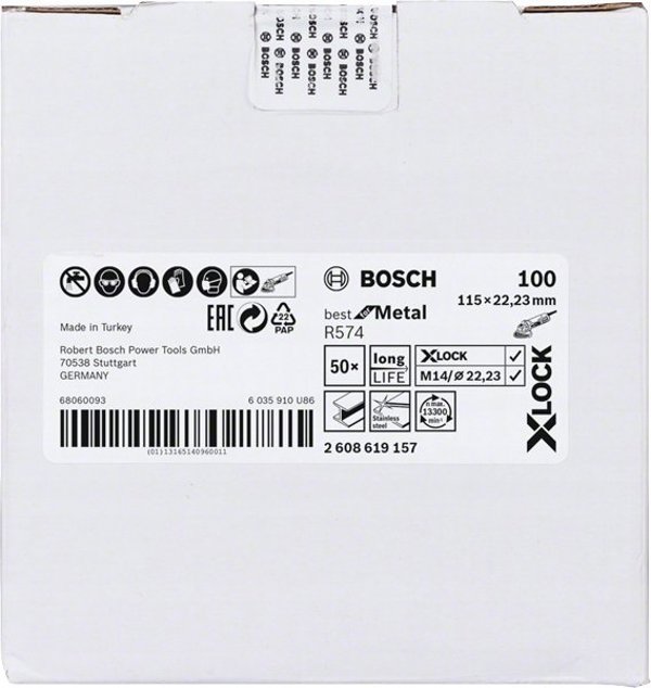 FIBRA X-LOCK R780 115mm P100