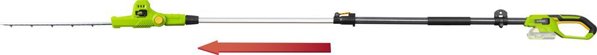Fieldmann FZN 70405-0 Τηλεσκοπικό Ψαλίδι Μπορντούρας Μπαταρίας 20V, 42cm