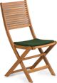Fieldmann FDZN 9018 Μαξιλάρι Καρέκλας Κήπου, 38.5x38.5 cm, Κρεμ, 100% Πολυεστέρας, Αδιάβροχο, Σετ 2 Τεμαχίων