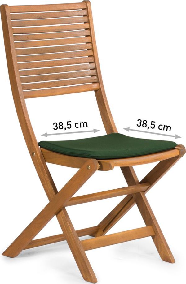 Fieldmann FDZN 9018 Μαξιλάρι Καρέκλας Κήπου, 38.5x38.5 cm, Κρεμ, 100% Πολυεστέρας, Αδιάβροχο, Σετ 2 Τεμαχίων