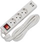 FIESTA Προέκταση Τροφοδοσίας 10A 3 Θέσεις 2xUSB-A 1xUSB-C 3m Λευκός Schuko