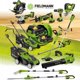 Fieldmann FZS 70705-0 Χλοοκοπτικό Μπαταρίας, Με Ιμάντα Ώμου, Πράσινο-Μαύρο