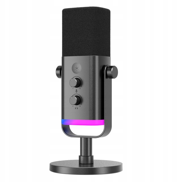 Fifine Ampligame am8 USB Microphone for Recording and Transmission Black