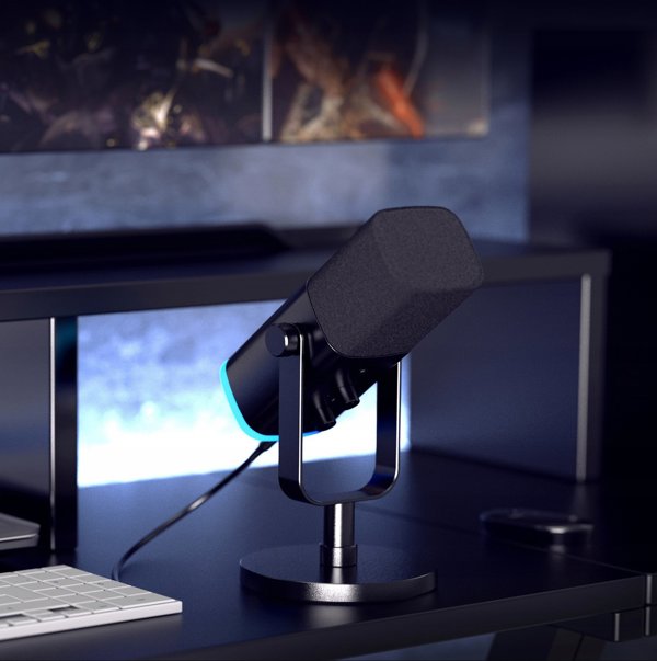 Fifine Ampligame am8 USB Microphone for Recording and Transmission Black