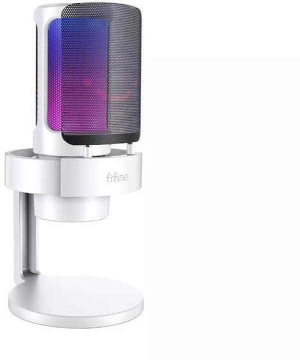 Fifine Technology FIFINE AmpliGame A8 RGB Baltas (Baltas) Kondensatorinis Mikrofonas