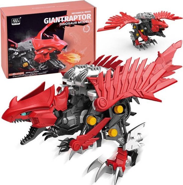 Figurka Jokomisiada Dinozaur RAPTOR ruchomy model do skladania ZA4372