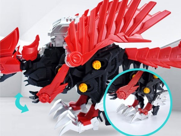 Figurka Jokomisiada Dinozaur RAPTOR ruchomy model do skladania ZA4372