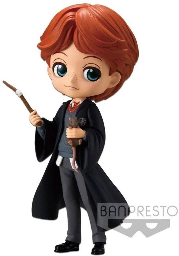 Bandai Q Posket Φιγούρα Ron Weasley με Scabbers - Harry Potter Συλλεκτική Φιγούρα