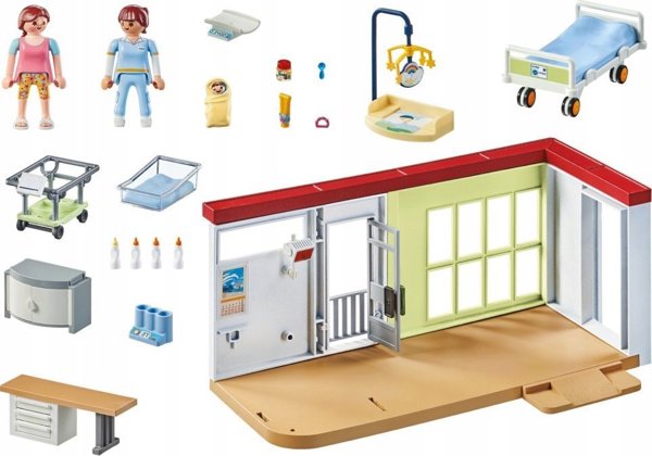 Φιγούρα PLAYMOBIL PLAYMOBIL Rescue 71616 Μαιευτική Μονάδα