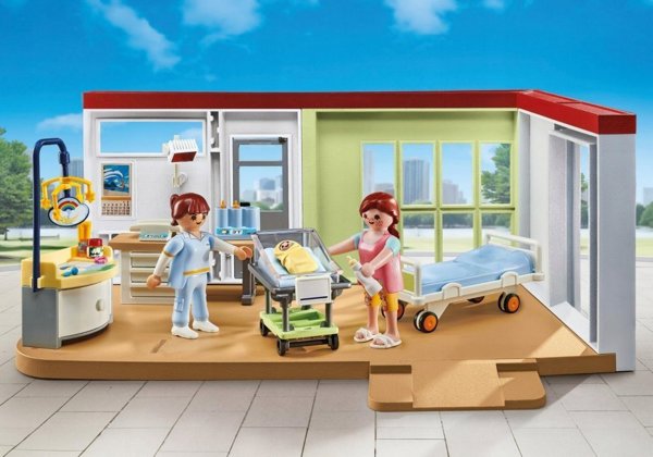Φιγούρα PLAYMOBIL PLAYMOBIL Rescue 71616 Μαιευτική Μονάδα