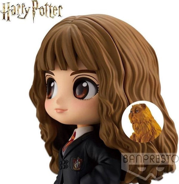 Banpresto Φιγούρα Q Posket Harry Potter Hermiona Granger With Crookshanks PVC/ABS