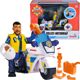 Simba Fireman Sam Μοτοσυκλέτα Αστυνομίας με Φιγούρα Malcolm (9251092) - Παιχνίδι Δράσης