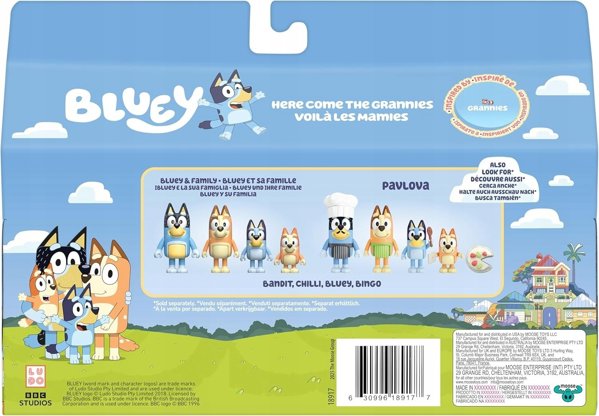 Figurka Tm Toys Bluey Figurki Babcie 4szt
