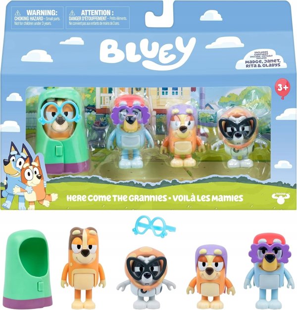 Figurka Tm Toys Bluey Figurki Babcie 4szt