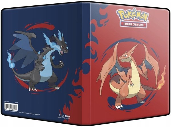 Pokémon Portfolio 4-Pocket Mega Charizard X/Y - Θήκη Συλλογής Καρτών Usorteret