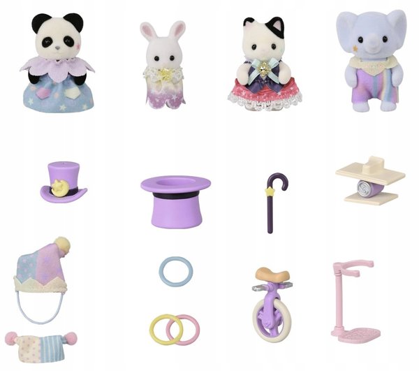 Figurka Epoch SYLVANIAN Cyrkowe sztuczki zwierzeta w cyrku 05844