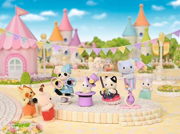 Figurka Epoch SYLVANIAN Cyrkowe sztuczki zwierzeta w cyrku 05844